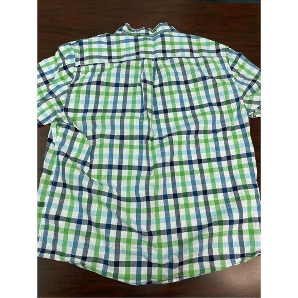 U.S Polo Assn. Mens Stretch Button Up Checkered Short Sleeve Shirt Size XL - Picture 3 of 7
